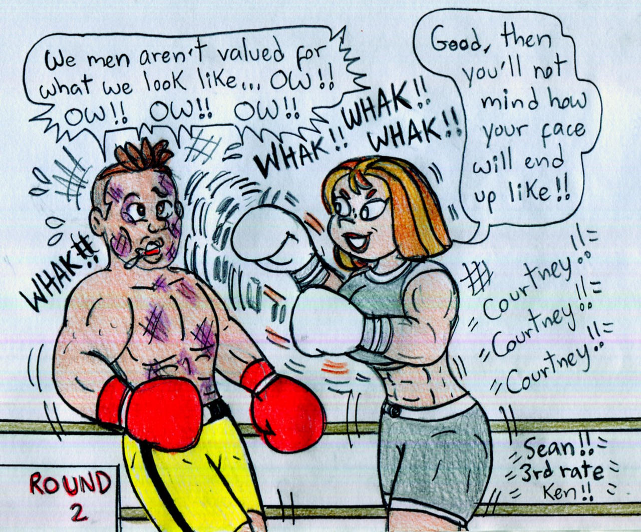 Jose Ramiro Coutney Boxing Courtney vs Sean Matsuda by Jose-Ramiro on DeviantArt
