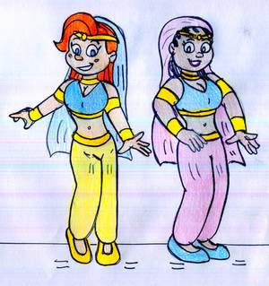 Arabian Dance Riley and Abbey
