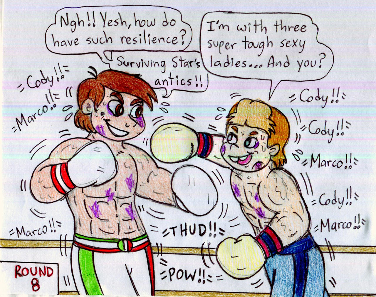 Boxing Cody vs Marco Diaz by Jose-Ramiro on DeviantArt