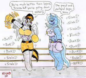 Boxing Dusk Strike vs Trixie