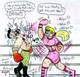 Boxing Helga vs Punch Up - Dispatch
