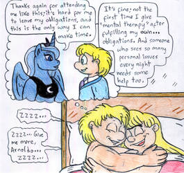Dr Arnold and Princess Luna