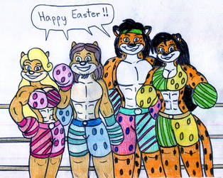 Boxing Easter Couples