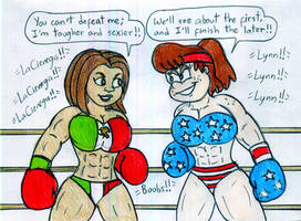Bikini Boxing - Lynn Loud vs LaCienega Boulevardez