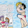 Underwater Kara and Garth