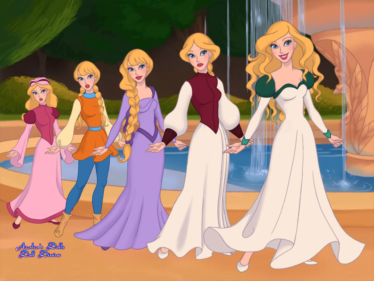 Princess Odette Through the Years by LupineHills on DeviantArt