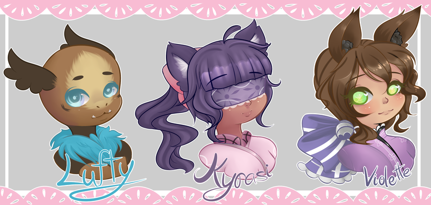 :YCH: Chibi Bust Batch 1