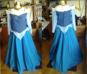 Commission: Aurora  blue dress