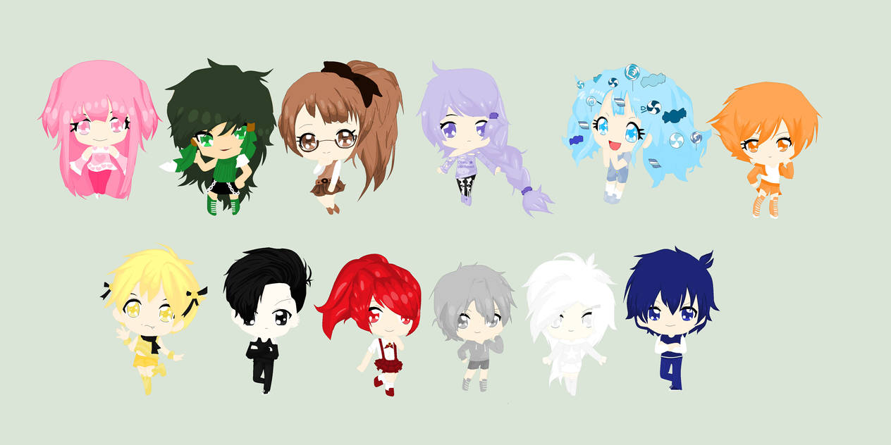 Anime colour oc's by shabawaba on DeviantArt