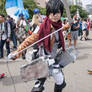 Genderbent Mikasa Ackerman at SDCC 2013