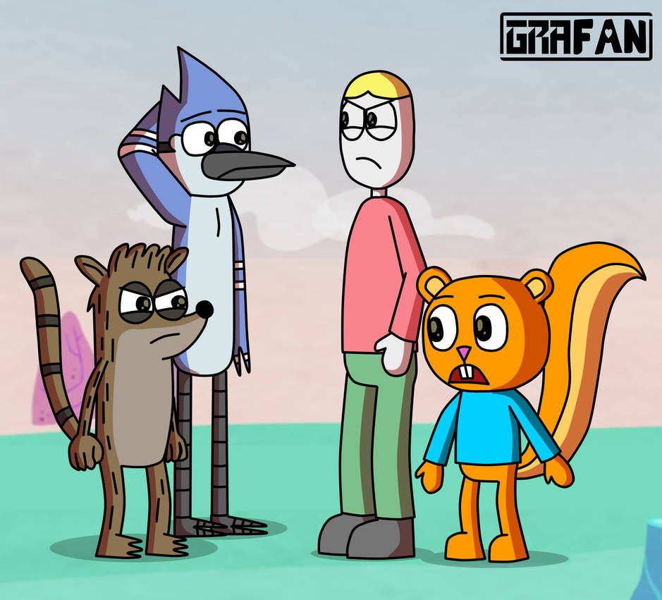 Andres Y Toby vs Mordecai Y Rigby by GraFan1992 on DeviantArt