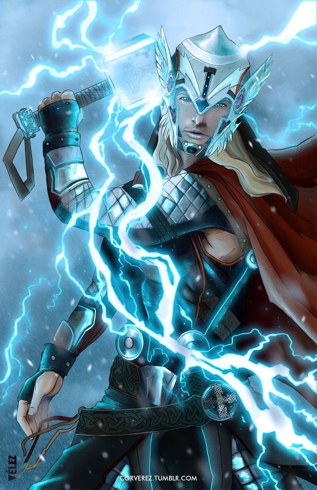 Thor God Of Thunder By Corverez On Deviantart