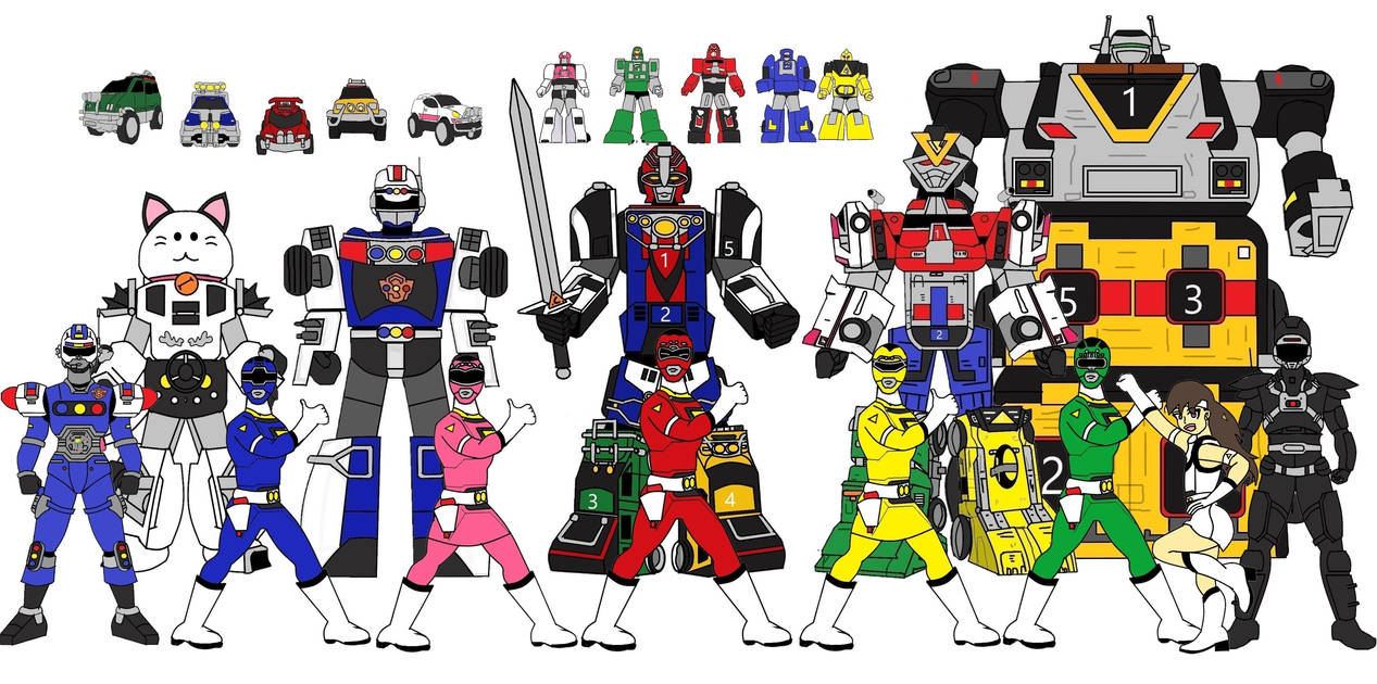 Gekisou Sentai Carranger by sofialopes140 on DeviantArt