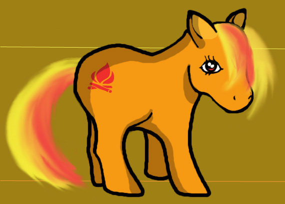 Campfire My Little Pony