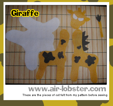 Giraffe Before Sewing, 1