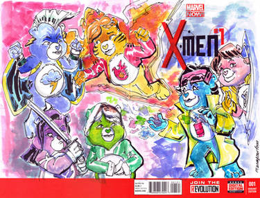 X Men1 Care Bear Sketch Cover