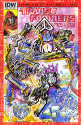 Soundwave Transformers IDW Sketch cover
