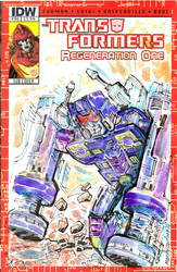 Rumble IDW Transformers Sketchcovers