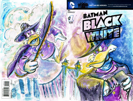 Darkwing Close up Sketch Cover