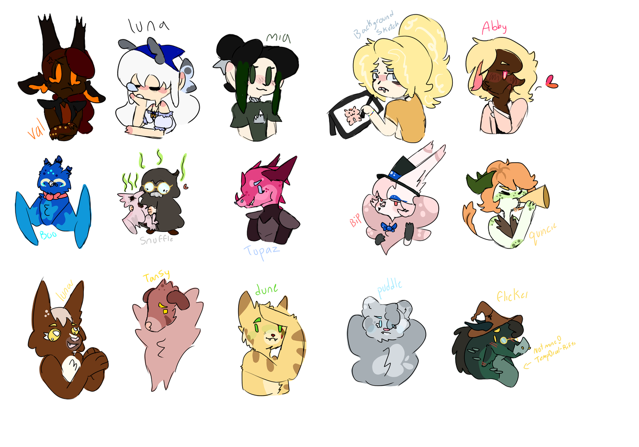 Sticky Sticker Deviantart Stickers by backgroundsketch on DeviantArt