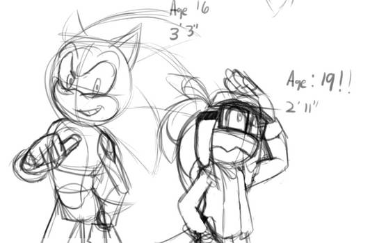 TGC: Sonic and Brooke Height Comparisson