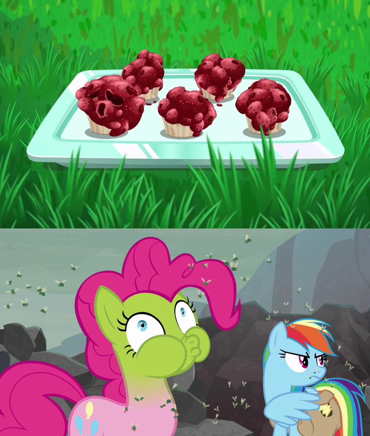 Pinkie Pie Repulsed By Tomato Muffins by fernandasolar5674 on DeviantArt