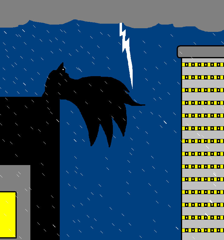 Batman Brooding by Kaiju-Borru-Zetto on DeviantArt