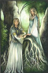 Galadriel and Celebrian by ebe-kastein