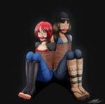 Reiko + Nova Final Ballgag by Tsinji