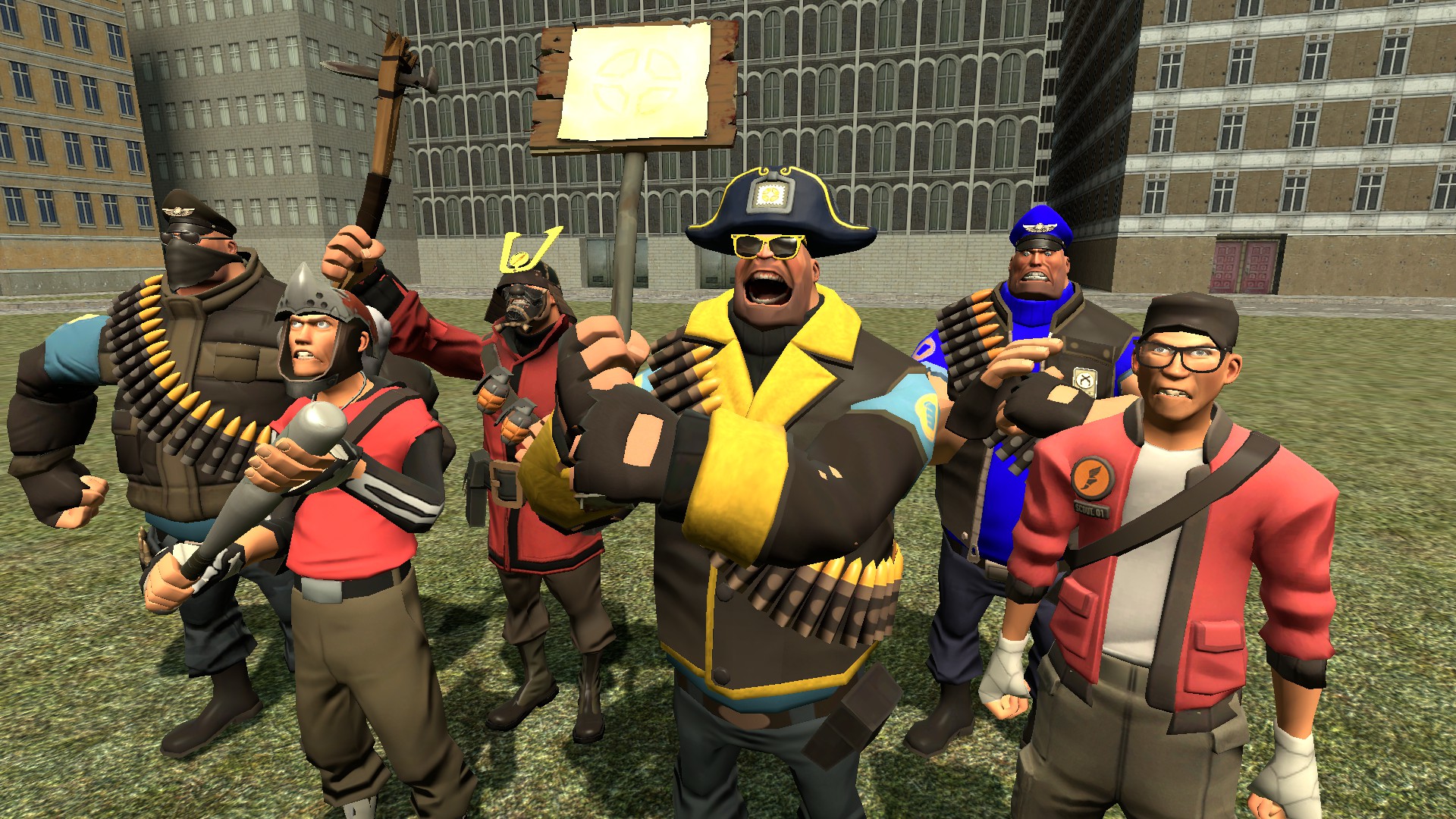 Play as Gabe Newell in Team Fortress 2