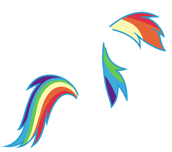 Rainbow Dash Mane And Hair Base By Nsmah On Deviantart