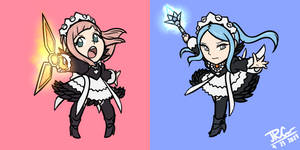 Small: Felicia and Flora from Fire Emblem