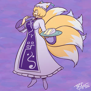 Touhou Ran Yakumo cake