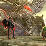 Bayonetta and Toon Link meets Fortitudo