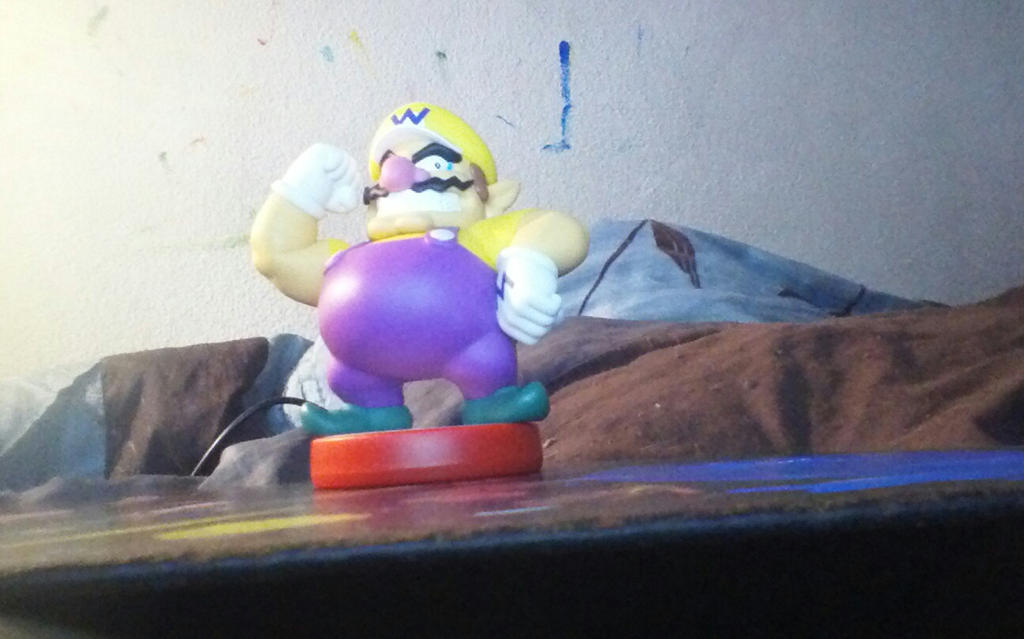 my Wario amiibo figure