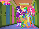 Twilight Sparkle Rainbow Dash and Pinkie Pie by user15432