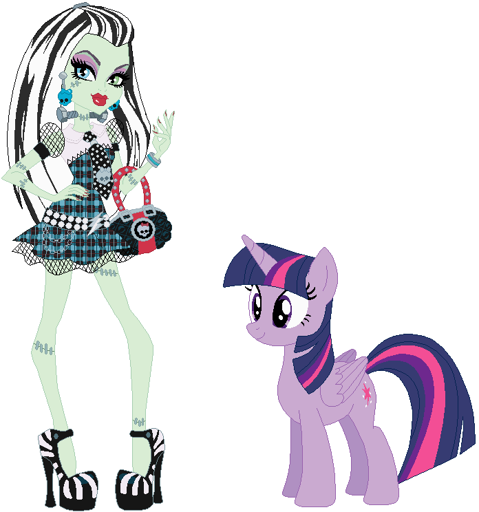 Frankie Stein and Twilight Sparkle