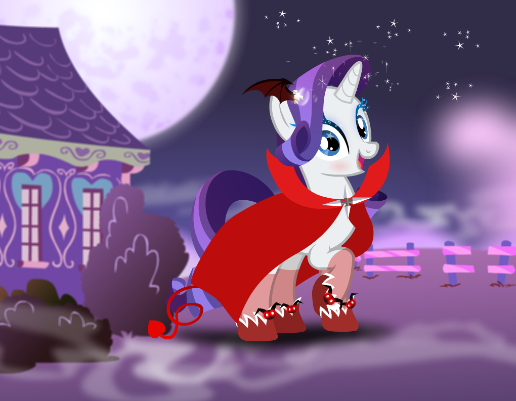 Halloween Rarity by user15432 on DeviantArt