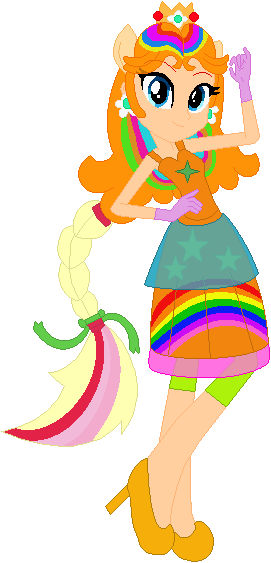 Princess Daisy rainbow power by user15432 on DeviantArt