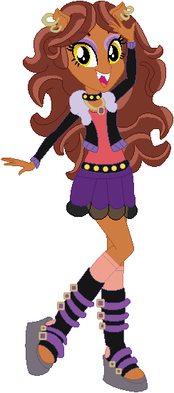 Clawdeen Wolf in Equestria Girls style