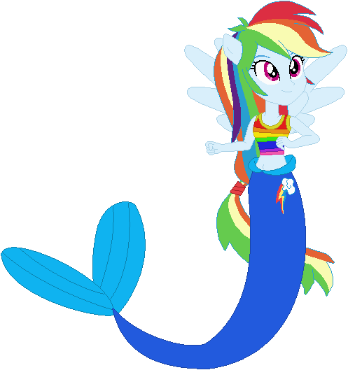 My little pony mermaid rainbow dash hotsell