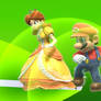 Mario and Princess Daisy