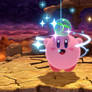 Kirby with a healing sprout