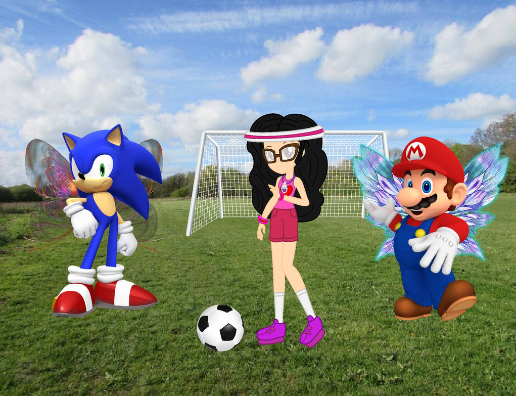 Mario and Sonic trains me by user15432 on DeviantArt