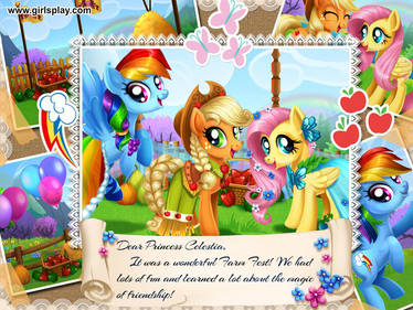 Applejack Rainbow Dash and Fluttershy