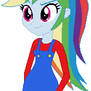 Rainbow Dash Mario cosplay