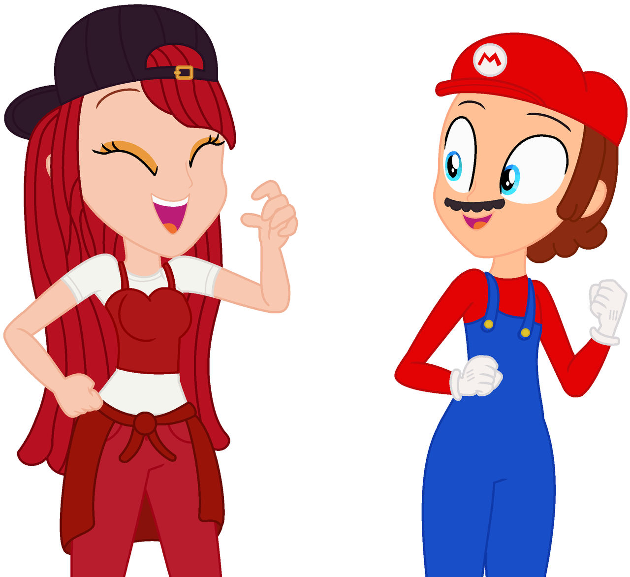 Mario and Ruby Anderson by user15432 on DeviantArt