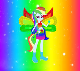 Rainbow Dash Magic Winx by user15432
