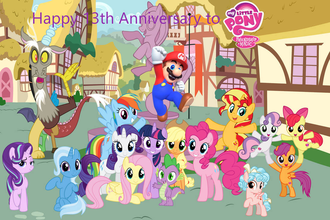 Harmony United - My Little Pony 13th Anniversary by EmeraldBlast63 on  DeviantArt