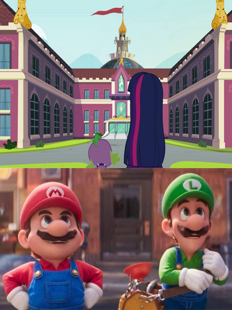 User15432 Mario and Luigi at Canterlot High by user15432 on DeviantArt